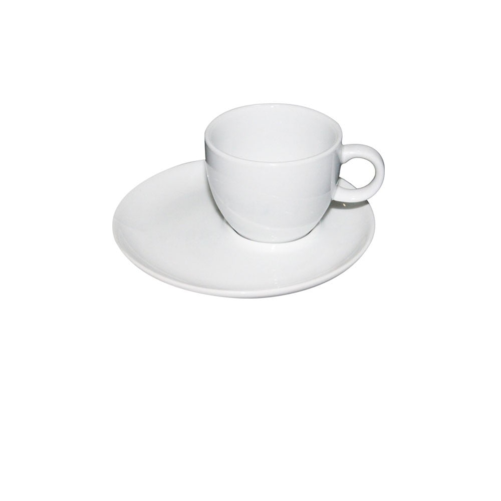 Imahe - Set De 6 Taza Desplazada Con Platillo 110 Ml