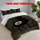 thumbnail image 1 of 3pcs Mr. Billiards No. 8 Themed Printed Bedding Set Duvet Cover and Pillowcases, 1 of 5