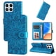 thumbnail image 5 of Funda tipo cartera FOXDOCK para Honor X8 5G , diseño girasol en relieve, cuero PU, cierre magnético, soporte y tarjetero, 5 of 5