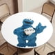 thumbnail image 5 of Comegalletas theme Fitted Round Tablecloths Elastic Edged Table Covers Waterproof Table Cloth For Kitchen Holiday Party Tables Decor 120cm, 5 of 6