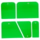 thumbnail image 2 of 5 Piezas Espátula para Película Kit de Raspadores de TPU Herramienta de Tinte Y Aplicador con Diseño Flexible Adecuado para Polarizado de Ventanas Y Verde, 2 of 5