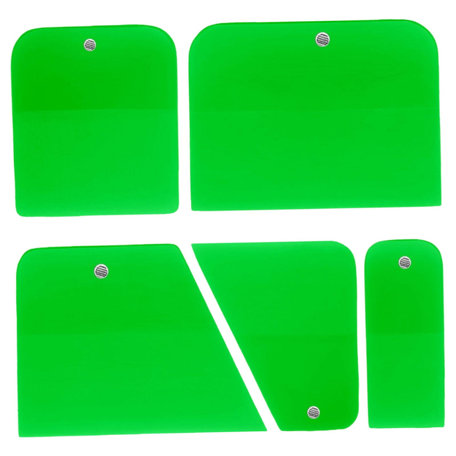 Ioensy - 5 Escurridores Genéricos De Ppf Y Tpu Para Película Protectora De Pintura De Espejo, Color Verde