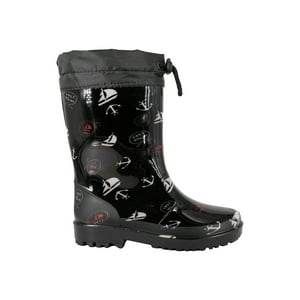 Bota De Agua Con Polar Zamio Negro Bamboo