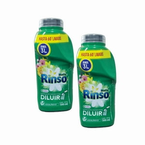 Pack 2 Unidades Detergente Rinso Para Diluir 500 Ml