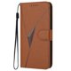 thumbnail image 2 of Funda Cartera Fibra de Carbono para iPhone 15 Pro con Soporte y Cierre Magnético Marrón, 2 of 6