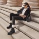 thumbnail image 5 of Botas de combate DREAM PAIRS Black Strong-5 para mujer talla 7, 5 of 6