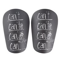 Magideal - 2 Espinilleras De Fútbol Con Funda Para Pantorrilla, Amortiguadoras, Para Entrenamiento De Fútbol, Protección Para Espinillas Para Partidos De Fútbo Negro