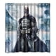 thumbnail image 1 of Cortina de ducha de superhéroe de Los Vengadores Batman, juego de cortina de baño con ganchos, tamaño 66 x 72 pulgadas, 1 of 3