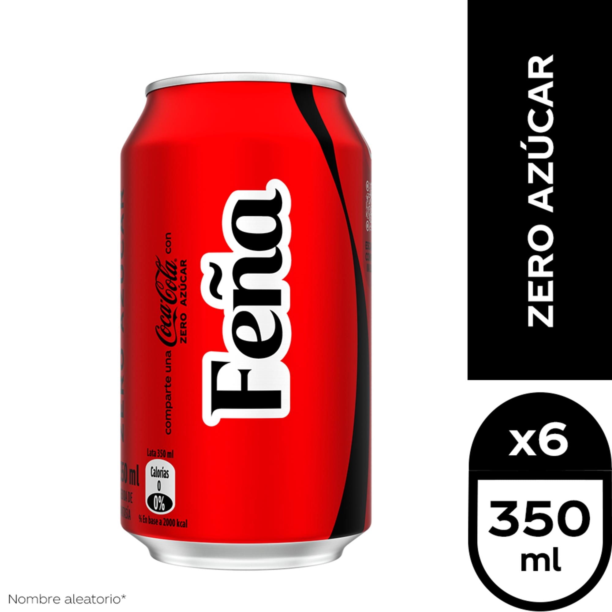 Coca-Cola - Bebida Sin Azúcar Pack Lata