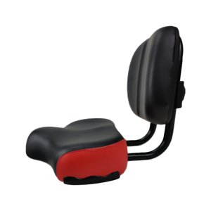 Magideal - Asiento De Bicicleta Sillín Asiento De Bicicleta Estática Amortiguador Resistente Al Desgaste Asiento De Sillín Extra Cómodo Asiento De Bicicleta Para Rojo