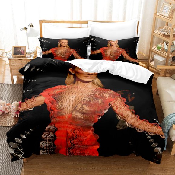 Celine Dion Bedding Set Single Twin Full Queen King Size Bed Set Aldult Kid Bedroom Duvetcover Sets