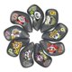 thumbnail image 1 of 9 Piezas Club Head Cover Impermeable Hombres Regalo Head Protector Golf Iron Headcovers Negro, 1 of 5