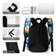 thumbnail image 5 of Pato Donald Marinero-theme Backpack, Campus style schoolbag Bookbag with Adjustable Shoulder Straps And Large Zip Compartment, Unisex Travel Bags.42x30x15cm, 5 of 6