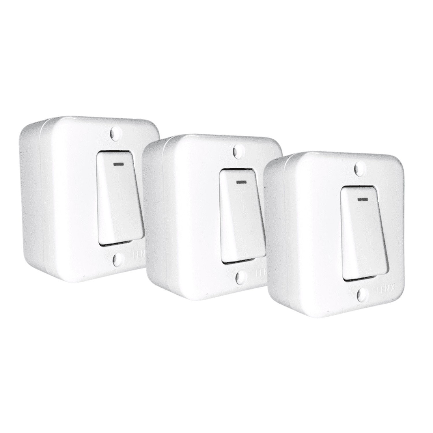 Fenix - Interruptor Simple Sobrepuesto 16a-250v Pack X 3