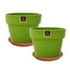 thumbnail image 1 of Set de 2 Maceta Greta 22cm Verde Apio y sus platos, 1 of 3