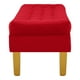 thumbnail image 3 of Banqueta Wood 2c Felpa 01 Rojo, 3 of 4