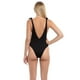 thumbnail image 2 of Traje De Baño Con Textura Negro S, 2 of 3