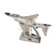 thumbnail image 2 of Modelo De Caza A Escala 1/144, Modelo De Avión De Aleación Fundida A Presión Para Estanterías, Cafeterías Y Bares, Color Gris Plateado., 2 of 5