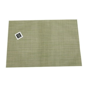 Homewell - Individual Tejido De Plástico Verde 30X45Cm