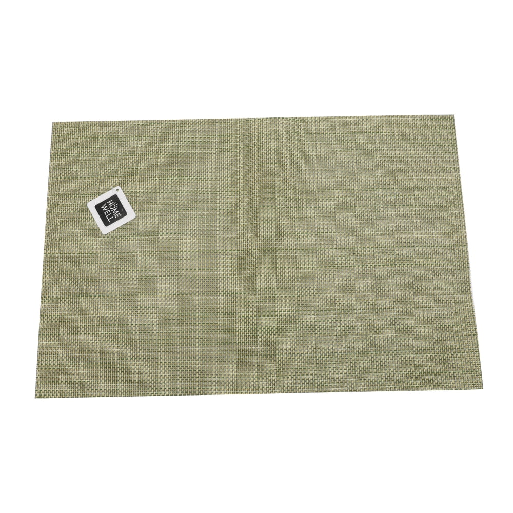 Homewell - Individual Tejido De Plástico Verde 30x45cm