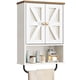 thumbnail image 1 of Armario de pared CHOEZON Bathroom Medicine blanco/nogal, 1 of 9