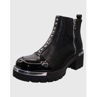 Danicolle Calzado - Botin Negro Tri Elasticado