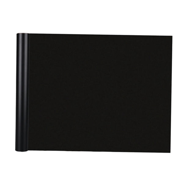 Adhesivo De Pizarra De Borrado En Seco, Hoja Reutilizable De Pintura Para Niños Para Escritorio De Pared De Habitación, 60cm X 2m, Negro