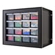 thumbnail image 1 of Organizador de tornillos IRIS USA, armario para piezas con 16 cajones, negro, 1 of 5