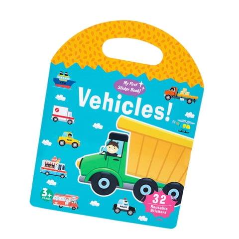 Bothyi - Libros De Pegatinas Reutilizables Educación Preescolar Juguetes De Aprendizaje Libro De Pegatinas Estáticas Estilo B