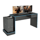 thumbnail image 1 of Escritorio Gamer NegroAzul 160 x 55,5 x 74,5 cm, 1 of 6