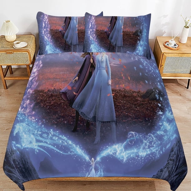 Frozen-Elsa Frozen-Elsa Bedding Set Sheet Set for Kids Adults,All Season Lightweight