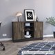 thumbnail image 1 of Gabinete 2 Puertas Home Office Negro - Coñac, 1 of 14