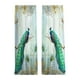 thumbnail image 2 of Cortina Tul Azul Pavo Real 132cm x 160cm, 2 of 3