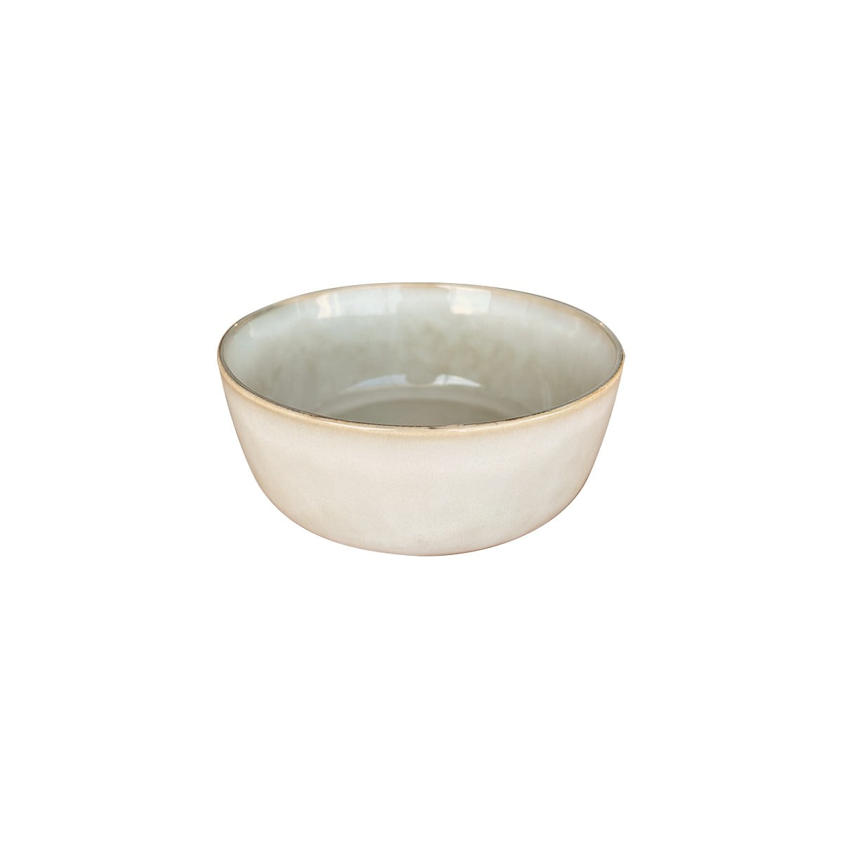 Mova - Set 6 Bowl Redondo Ceramica 15.5x6.5cm Beige Linea Oslo - ( Tipo Gres )