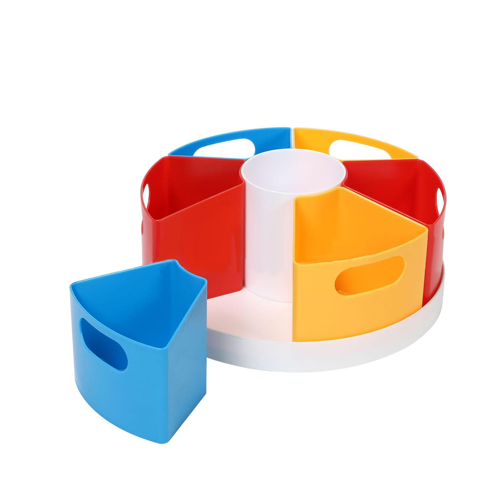 Ioensy - Organizadores Giratorios De 360 Grados Papelera De Pinceles De Maquillaje Para Suministros De Arte Oficina