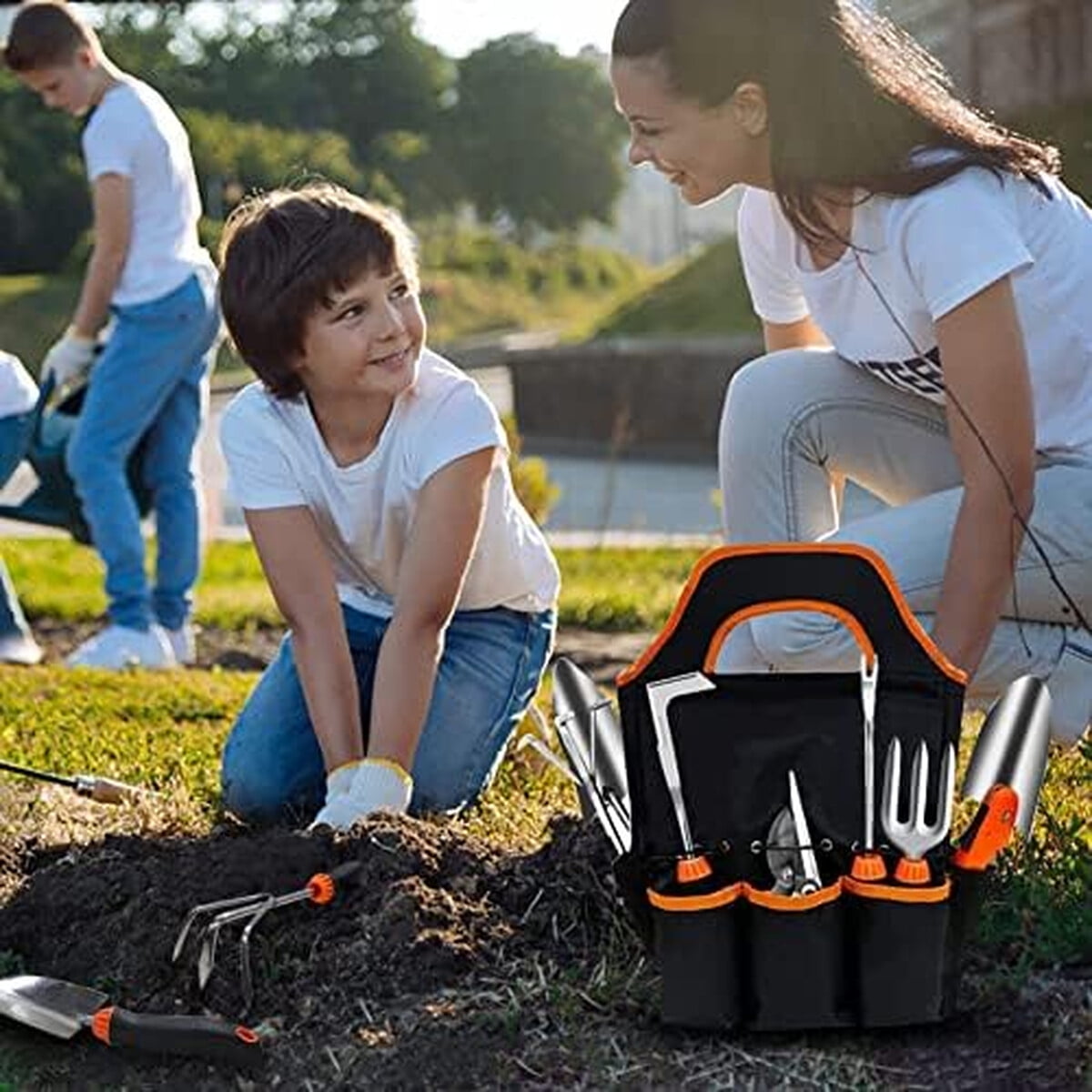 Set Herramientas Jardín Qingfangli 10 Piezas Acero Inoxidable