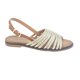 thumbnail image 1 of Sandalia Chalada Mujer Greca-61 Dorado Plana, 1 of 4