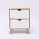 thumbnail image 1 of Cajonera Cómoda Harris 2 Cajones Blanco Madera, 1 of 3