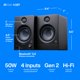 thumbnail image 5 of Par de monitores de estudio PreSonus Eris 4.5BT Bluetooth de 4.5 pulgadas, 5 of 7