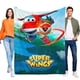 thumbnail image 1 of Super Wings anti-pilling, suave, ligera, esponjosa y acogedora de lujo para hogar y cocina – Perfecta para niños y adultos,50X70cm, 1 of 6