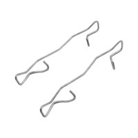 Magideal - Pinza De Freno Trasero, Resortes De Retención De Pastillas De Freno, 1 Par De Piezas De Repuesto, Longitud 8Cm