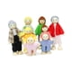 thumbnail image 5 of Figuras De Personas En Miniatura De Familia Feliz Y Adorable Con Poses Articuladas Para Casa De Muñecas, 5 of 5