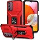 thumbnail image 1 of Funda Armada para Samsung Galaxy A15 5G con Tapa Deslizante y Soporte Magnético Giratorio Rojo, 1 of 5