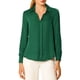 thumbnail image 5 of INSPIRE CHIC Camisas Elegantes para Mujer Cuello de Punta Manga Larga Blusa de Satén Suave Regreso a Clases Conjunto para Maestra Verde S, 5 of 8