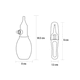 thumbnail image 2 of Aspirador Nasal Silicona Para Bebe Limpiador Succion + Pinza (Rosa), 2 of 3