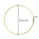 thumbnail image 1 of 1pc, Metal Rings, For Crafts Dream Catcher Rings Metal Hoops Macrame Ring, Golden Macrame And Dream Catcher Supplies, Centerpiece Table Decorations, Home Decor, Room Decor, Party Decor, Wedding Suppli, 1 of 3