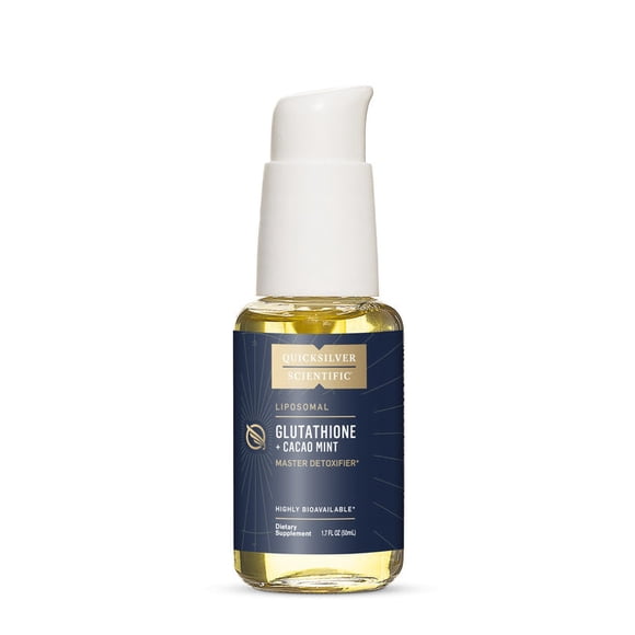 Quicksilver Scientific Glutatión Liposomal — Cacao y Menta