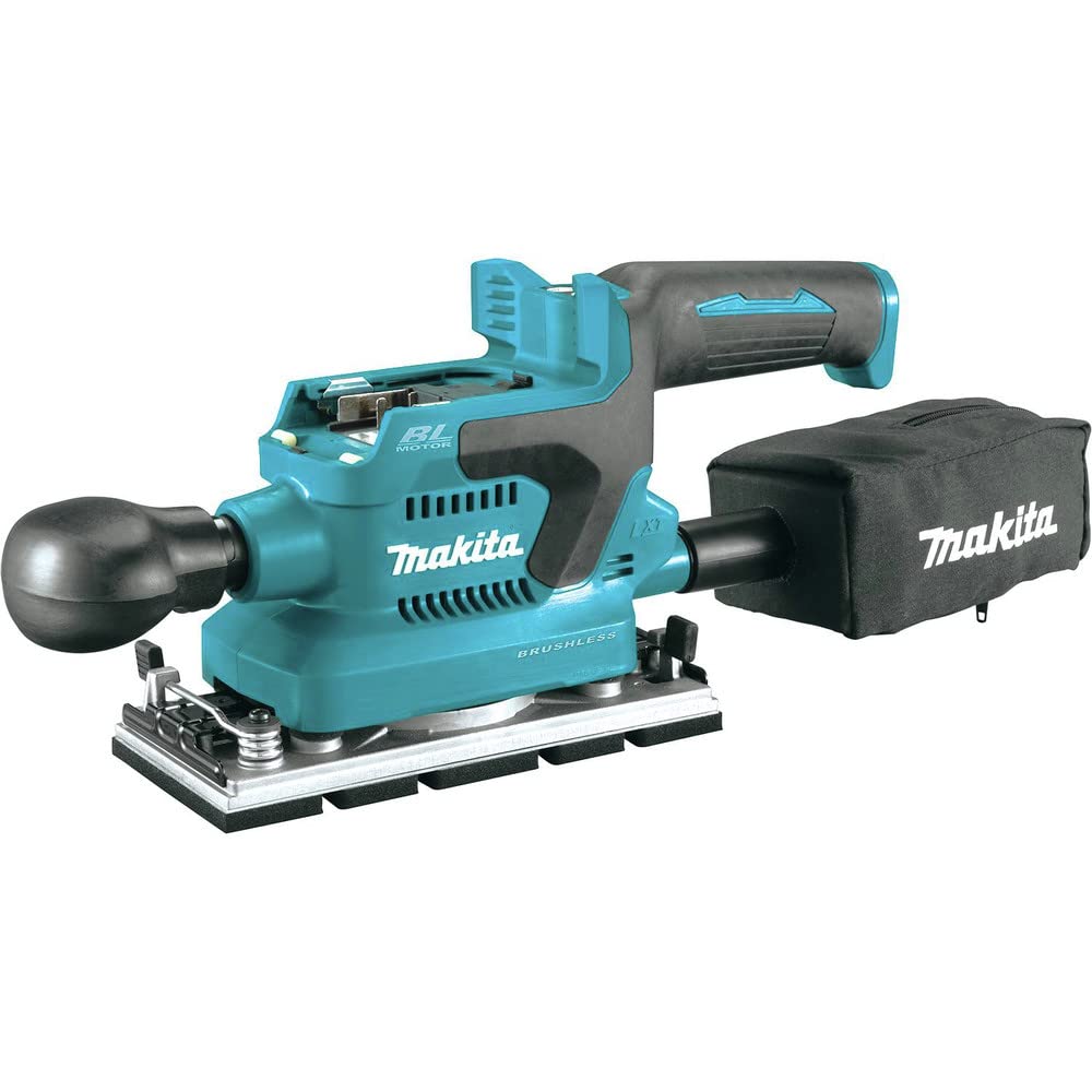 Lijadora De Acabado Makita Xob03Z Lxt® Litio-Ion De 18 V, 1/3 Hoja