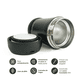 thumbnail image 3 of Termo Comida 400ml Negro Cuchara Acero Inox Simplit, 3 of 7