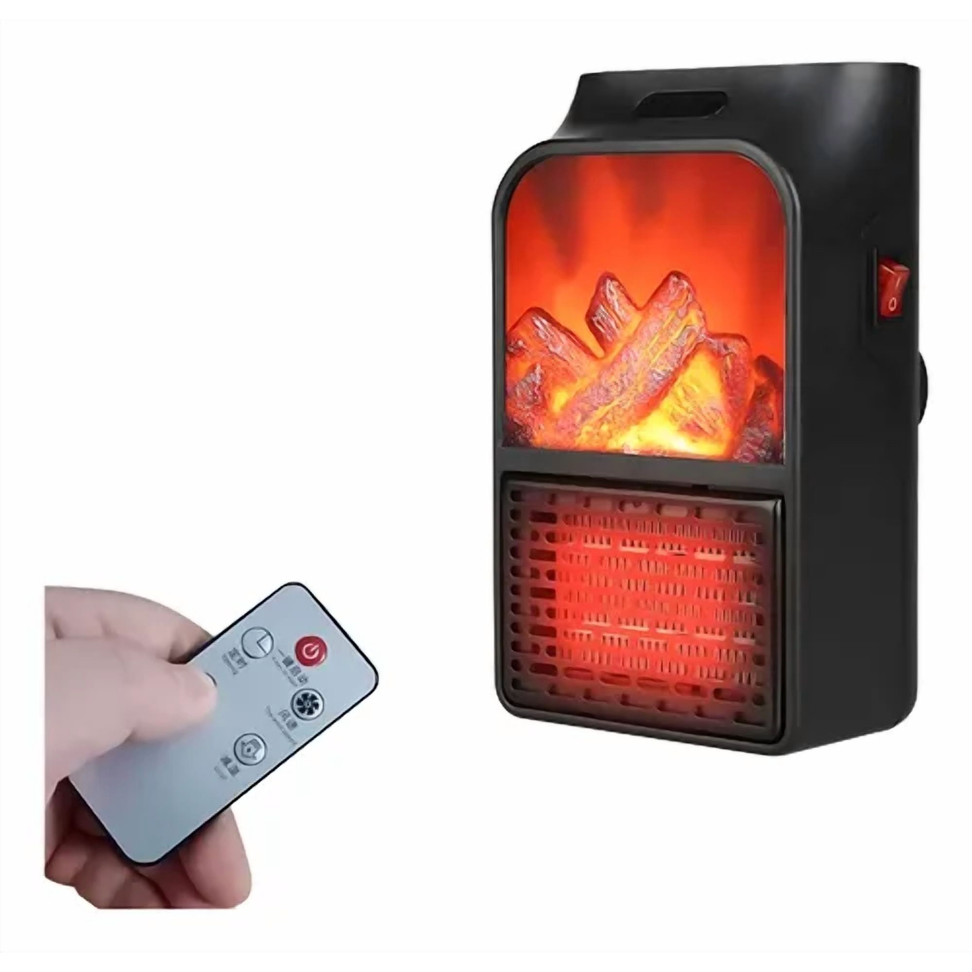 Linea Sport - Mini Calefactor Portátil Con Control Y Timer De Apagado 400w